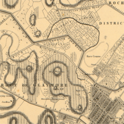 1846 Plan of Singapore town and its adjoining districts